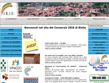 Tablet Screenshot of consorzioiris.net